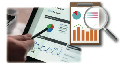 アクセス解析サービスのイメージイラスト