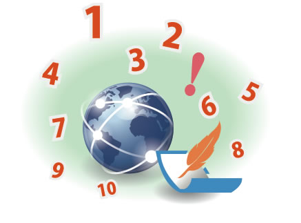 検索結果の順位のイメージイラスト